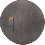 Anthrazitfarbener Sitting Ball Hocker Frankie, 150 l, mit Seitentasche und Tragegriff.