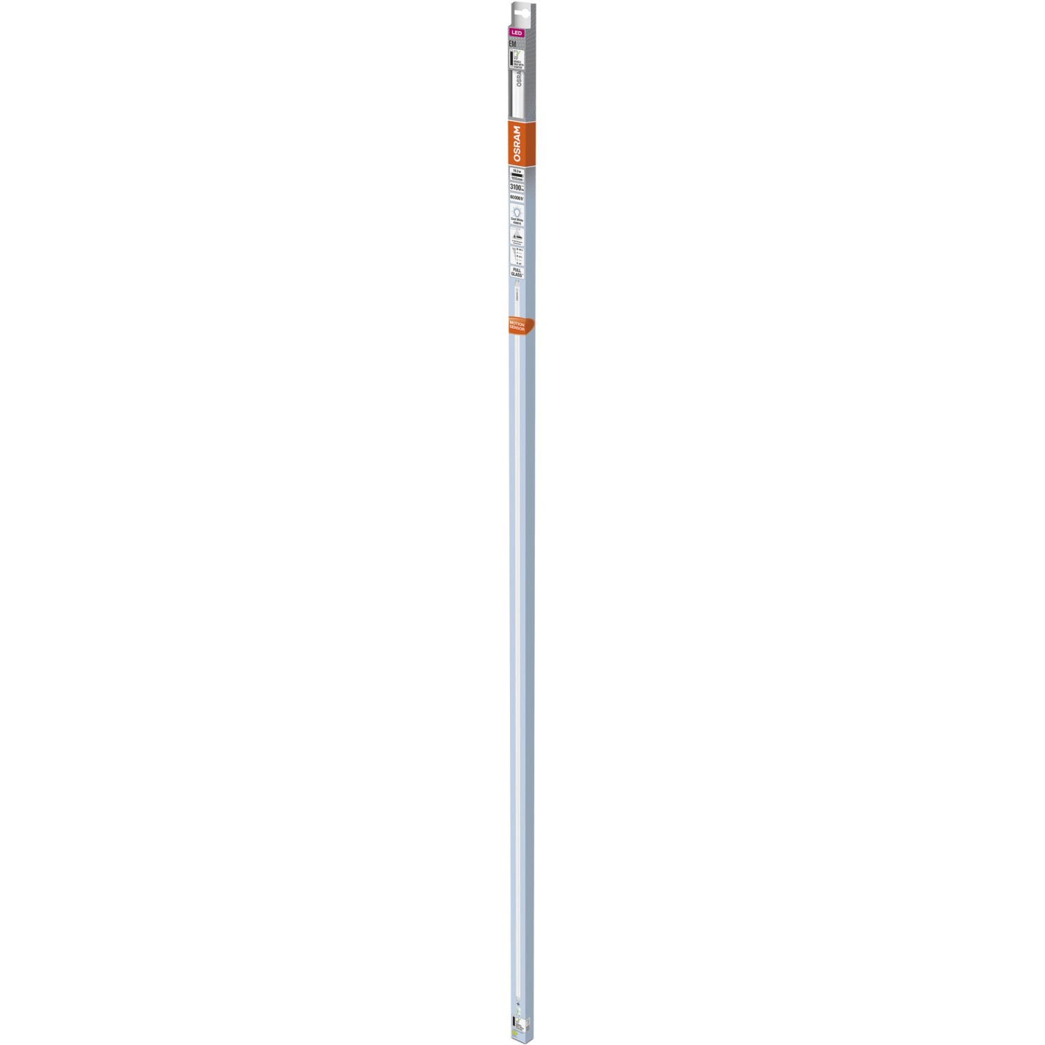 Osram LED-Leuchtstofflampe, 151 cm, kaltweiß, mit Bewegungsmelder.
