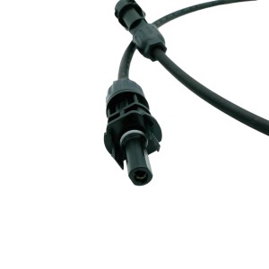 Absaar Solar Verlängerungskabel Betteri, 5 m, mit schwarzem Stecker für Solaranlagen.