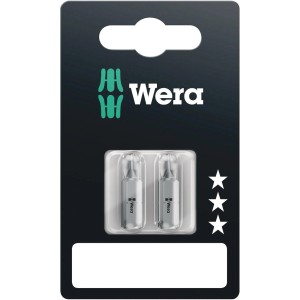 Wera Kreuzschlitz Bit-Set PH2, 2 Stück, für Schraubarbeiten.