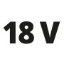 Symbolbild: 18V Power X-Change Akku für Einhell Aschesauger TE-AV 18/15 Li C-Solo.