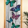 Wenko Bambusvorhang mit Schmetterlingen, 90x200 cm, als Türvorhang oder Insektenschutz.