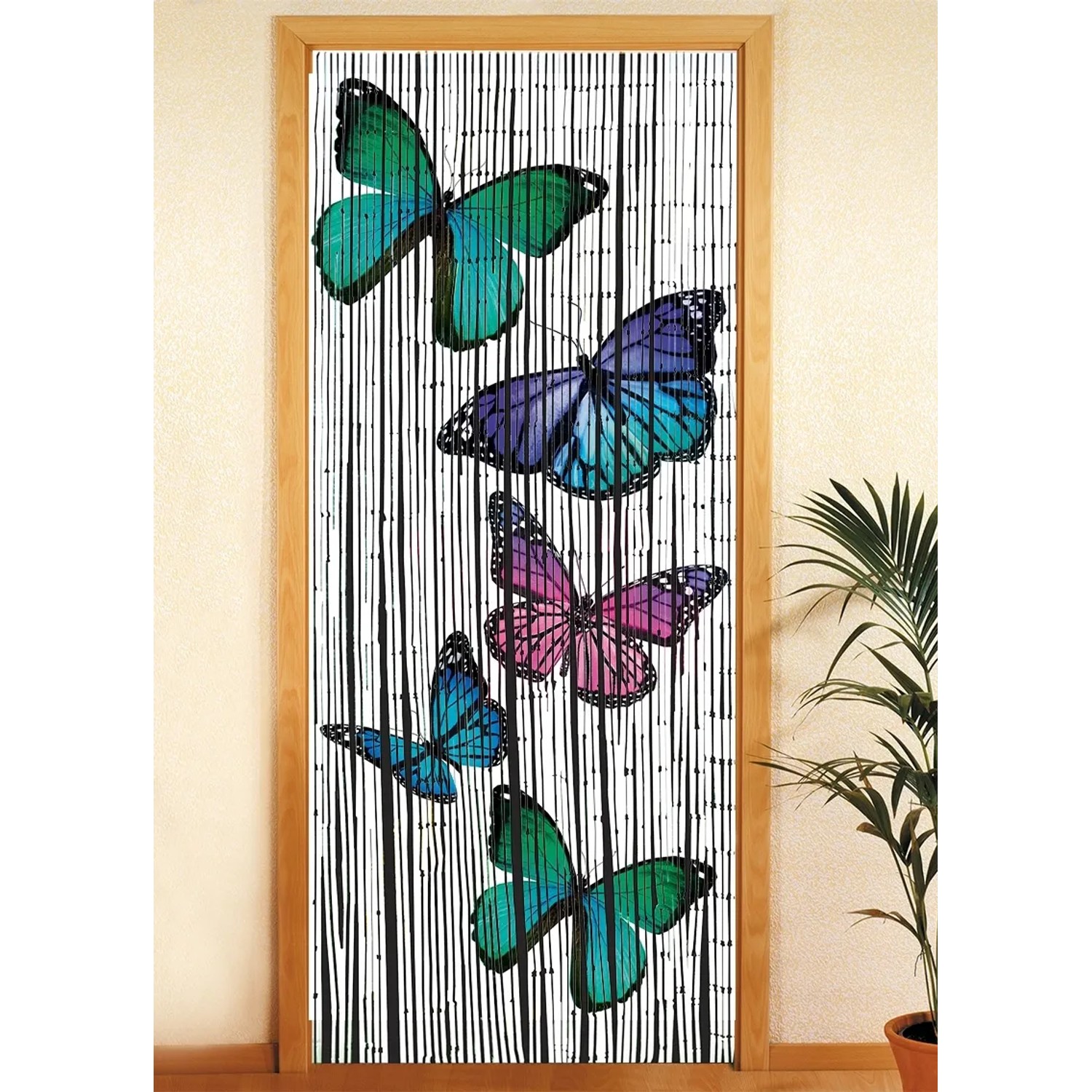 Wenko Bambusvorhang Schmetterlinge 90 cm x 200 cm kaufen bei OBI