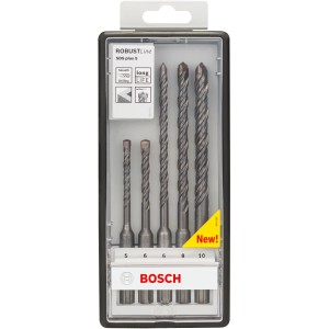 Bosch Hammerbohrer-Set Pro Robust Line SDS-plus-5, 5-teilig im Set