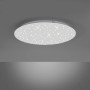 Weiße LED-Deckenleuchte Sternenhimmel (48x48cm) von Just Light für stimmungsvolle Beleuchtung im Raum.
