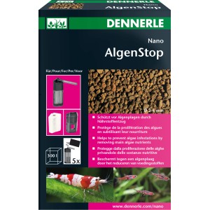 Dennerle Nano AlgenStop: Hochwirksamer Phosphatentferner zur Algenbekämpfung im Süßwasseraquarium.