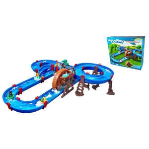 AquaPlay - Wasserbahn WaterWheel - 53-teiliges Spieleset