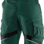 Kübler ActiviQ Shorts in Moosgrün-Schwarz, Größe 40. Arbeitskleidung mit Taschen und ergonomischer Form.