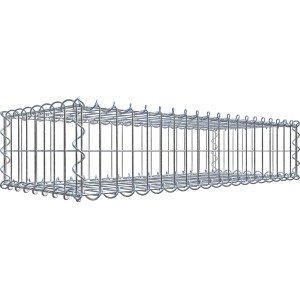 Gabiona Gabionenkorb 20 cm x 100 cm x 40 cm Maschenw 5 cm x 10 cm