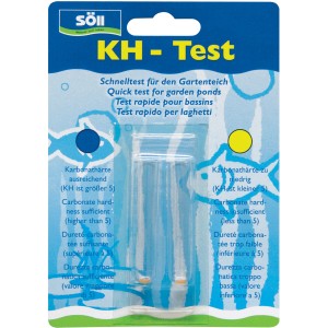 Söll KH-Schnelltest zur Bestimmung der Karbonathärte im Gartenteich.