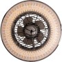 Näve LED-Deckenleuchte Viento mit Ventilator, runde Deckenlampe mit Licht und Ventilator