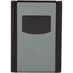 Perel Schlüsseltresor für Wandmontage mit Zahlenschloss, grau.