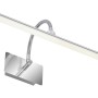 Moderne Briloner LED-Spiegelleuchte mit Flexarm, Chrom, 5,5 W. Ideal für Bad und Spiegel.