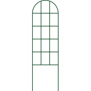 Grünes Peacock Rankspalier Vario Gotisch M, 30x105cm, für Kletterpflanzen im Garten.