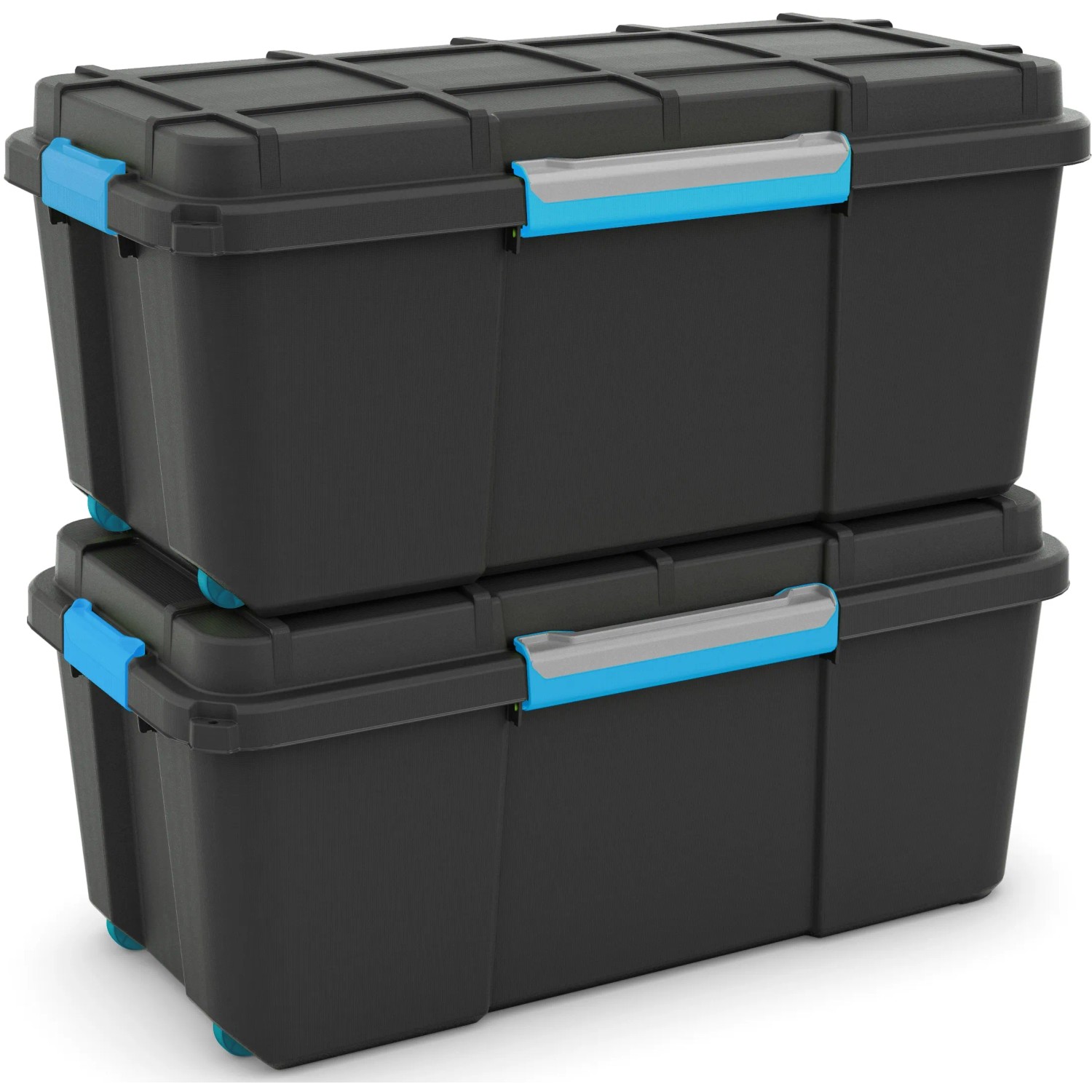 Aufbewahrungsbox Scuba L mit Silikonring im Deckel und 4 Rollen Schwarz kaufen bei OBI