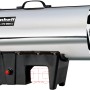 Einhell Akku-Heißluftgenerator GE-HG 18/370 Niro Li-Solo: Gasheizer aus Edelstahl mit Tragegriff.