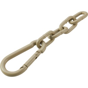 Ersatzkette goldfarben mit Karabiner für Palmwoods Hängesessel, Stahl.