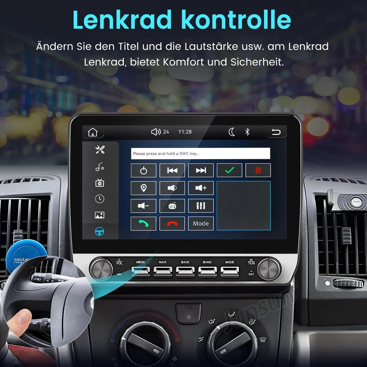 Junsun Autoradio Für Citroen Jumper Peugeot Boxer 2007-2023 Fiat Ducato 2006-2023 Linux Mit Drehknopf_7