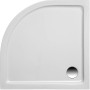 Ottofond Duschwanne Denia Viertelkreis, 90x90 cm, Weiß, extraflach.