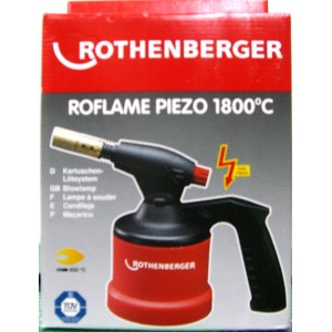 Rothenberger Industrial Lötlampe RoFlame mit Piezo-Zündung im Karton.