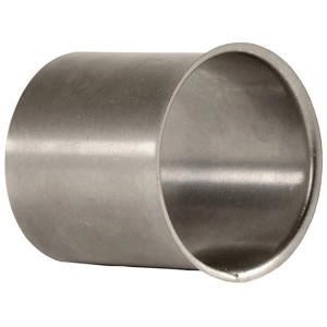 Bertrams Wandfutter verzinkt Ø 110 mm Silber