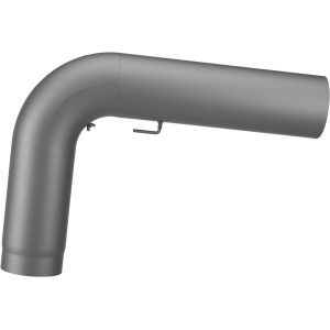 Justus Rohr-Set Ø 150 mm mit Drosselklappe Gussgrau