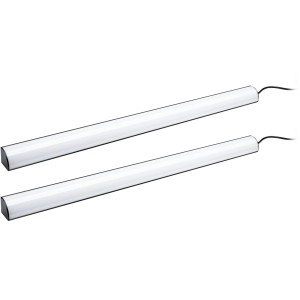 Paulmann EntertainLED Lichtsäulen, 2er Set, 60cm. Smarte LED-Stehlampen für stimmungsvolle Beleuchtung.