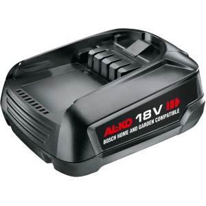 Al-Ko Akku B50 Li 18V, 2,5 Ah für Gartengeräte. Leistungsstarker Akku für flexible Gartenarbeit.