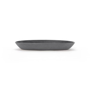 Ecopots Untersetzer Sofia oval Grau 26 cm