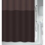 Brauner Spirella Duschvorhang Urbanko, 180x200 cm, aus Polyester.