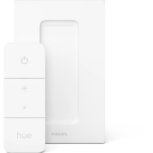 Philips Hue Dimmer Schalter, weiße Fernbedienung zur Steuerung von Hue Leuchten.