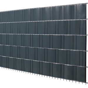 Floraworld PVC-Sichtschutzrolle Anthrazit 19 cm x 20,5 m
