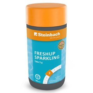 Steinbach FreshUp Sparkling Tabs 1 kg für Pool Desinfektion.