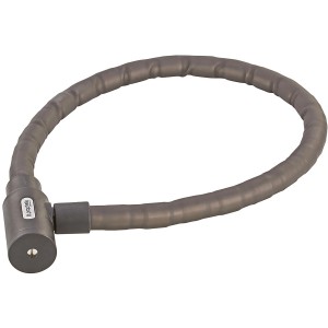 Graues Prophete Panzerkabelschloss, 100 cm lang, für Fahrräder.