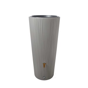 4rain VASO DECOR 2in1 Regenspeicher 220 L Zinkgrau
