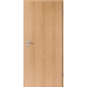 Zimmertür Buche Holznachbildung, 85x203 cm, Rechtsanschlag, mit Türdrücker.
