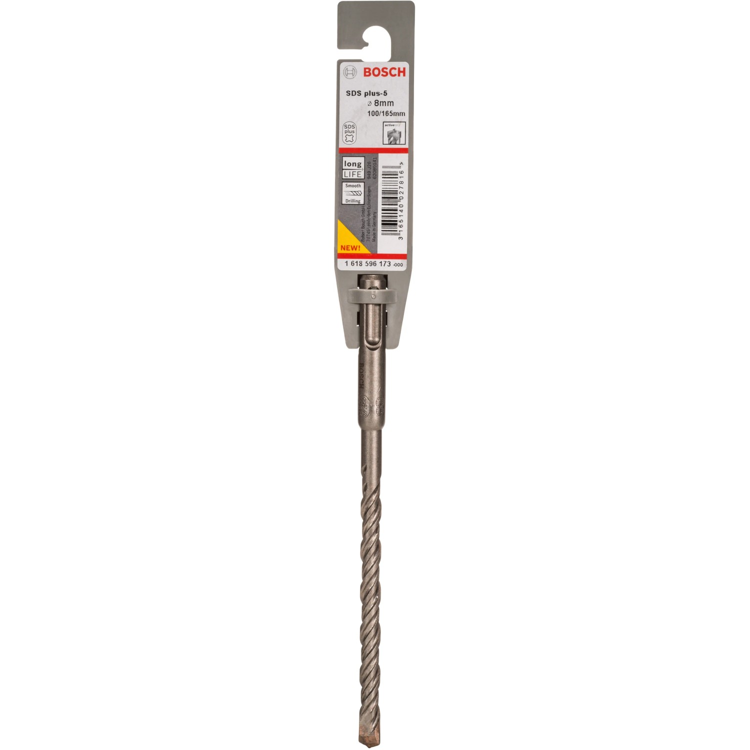 Bosch Hammerbohrer SDS-plus-5 Pro, 8 mm, für Beton und Mauerwerk.