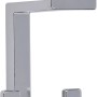 Siro Huthaken 2324, Metall, Chrom glänzend, Garderobenhaken mit 3 Aufhängemöglichkeiten.