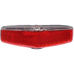 Fischer Dynamo LED Rücklicht für Gepäckträger, roter Reflektor für Fahrräder.
