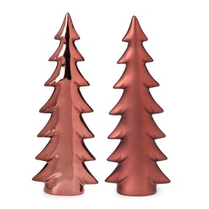 Weihnachts-Deko Tanne Stehend 22,9 cm Dunkelrot 2-fach Sortiert