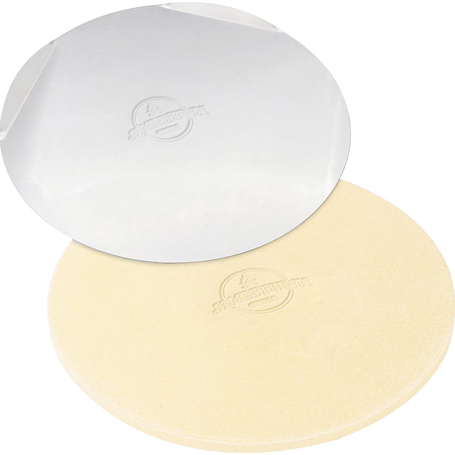 Jamestown Pizzastein mit Blech für Grill und Ofen.