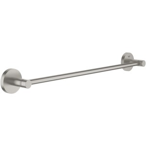 Grohe Essentials Badetuchhalter, Supersteel, 450 mm, zur Wandmontage. Handtuchhalter aus Metall.