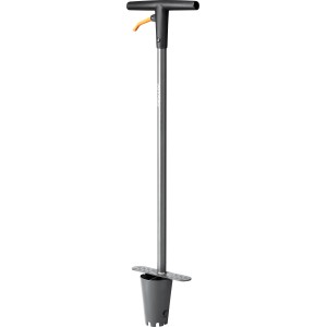 Fiskars Blumenzwiebel-Pflanzer Ergo zum einfachen Pflanzen von Blumenzwiebeln im Garten.