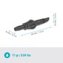 Gardena Verbinder (10 Stk.) für 4,6 mm Micro-Drip-System, zur Erweiterung von Verteilerrohren.