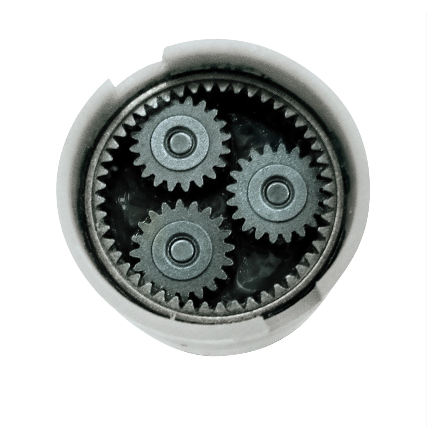 Detailaufnahme des Getriebes vom Einhell 3,6 V Akkuschrauber TE-SD 3,6/1 Li.