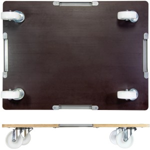 Wagner Transporthilfe mit Multiplexplatte, 200 kg Tragkraft, 800x600 mm, mit Rollen.