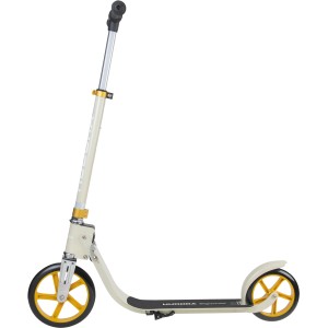 Hudora BigWheel 215 Scooter in Sand: Sportlicher Tretroller mit großen Rädern für Kinder.
