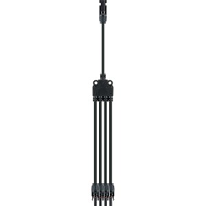 Schwaiger Solar-Adapterkabel-Set 4in1 (30cm) für PV-Module zur Erweiterung von Solaranlagen.