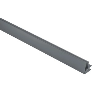 Grosfillex Innen- und Außenwinkelprofil 5 - 8 mm klippbar cold grey 260 cm