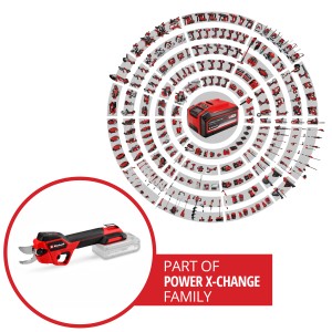Einhell Akku-Astschere GP-LS 18/28 Li BL-Solo mit Akku, Teil der Power X-Change Familie.